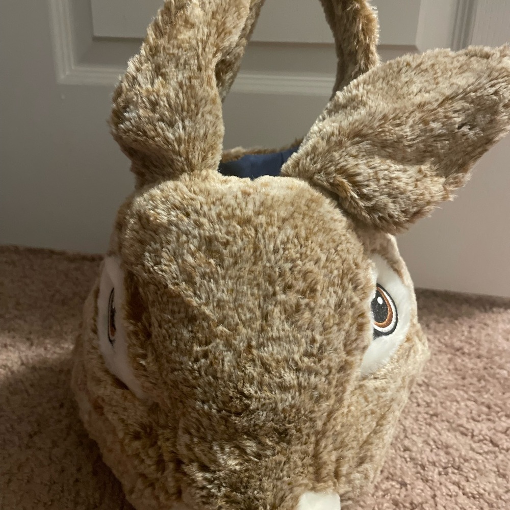 Plush Bunny Basket